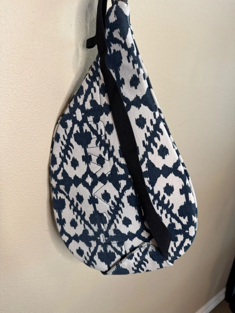 KAVU Mini Rope Bag Cotton Crossbody Sling ​ - Blue Blot